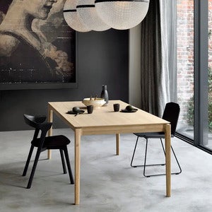 Bok Matbord 100x180-280 cm Ek