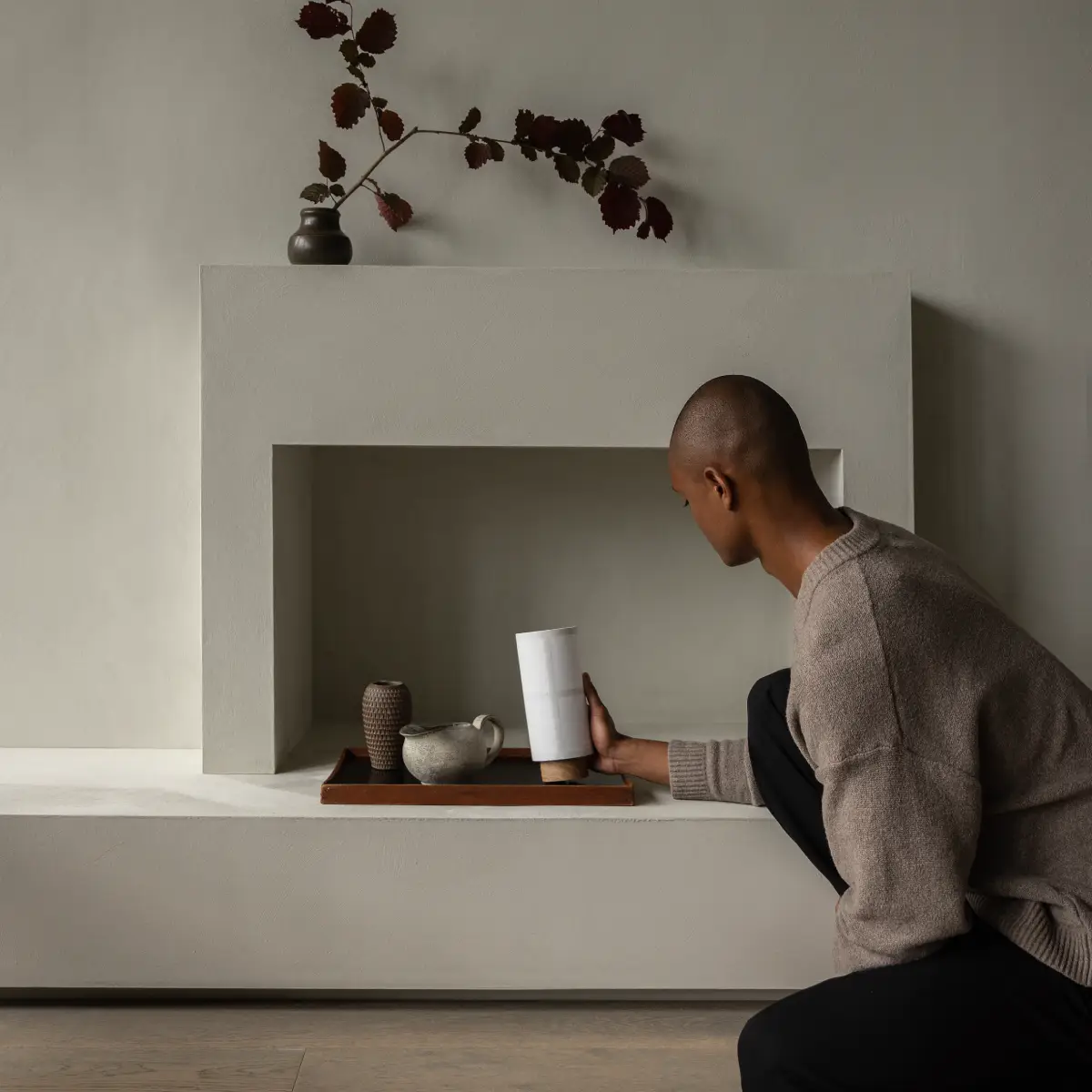 Hashira Portabel lampa Linne Raw