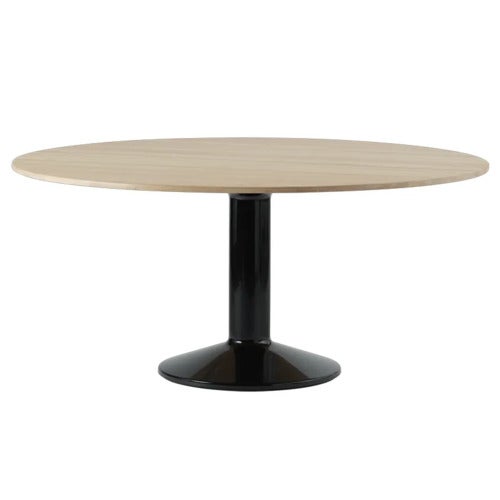 Midst matbord 160 cm - Oiled Oak Black