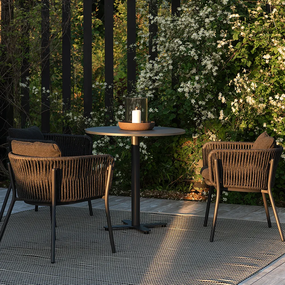 Tira Matstol Charcoal grey