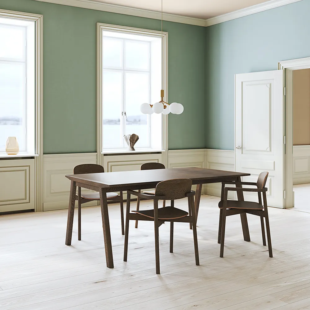 SM842 Matstol Ek Moccabrun