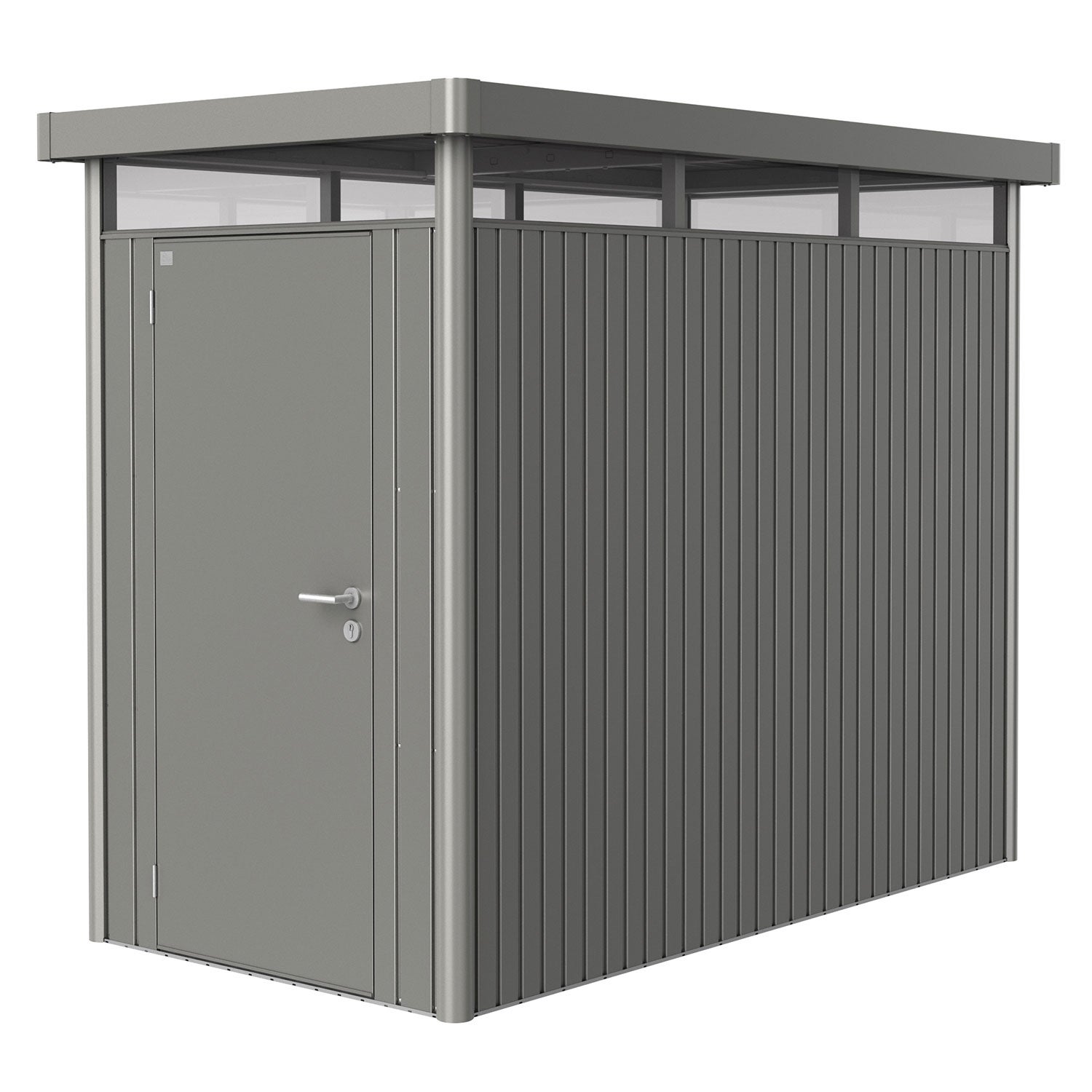 Highline trädgårdsskjul storlek hs metallic kvarts-grå
