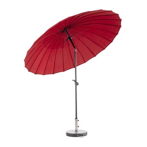 SHANGHAI  Ø270 cm Antracit/röd