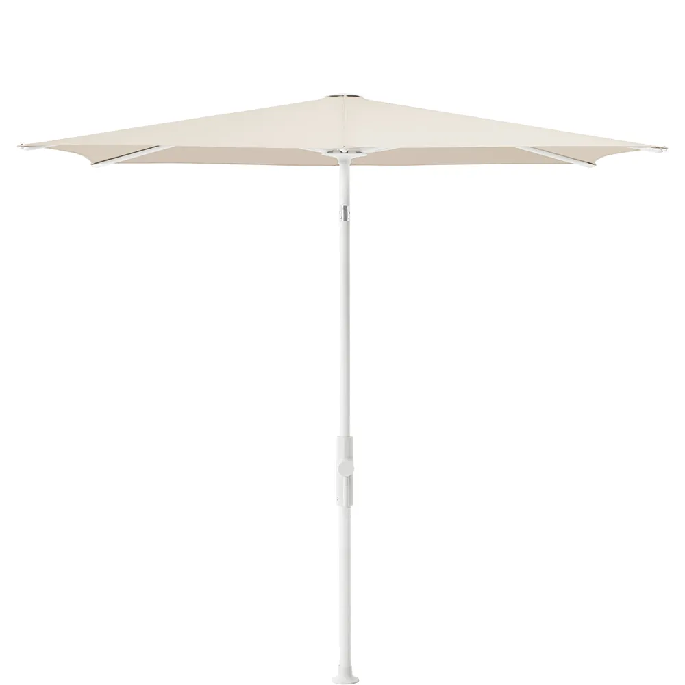 Glatz Twist parasoll 210×150 cm matt white Kat.5 523 Champagner