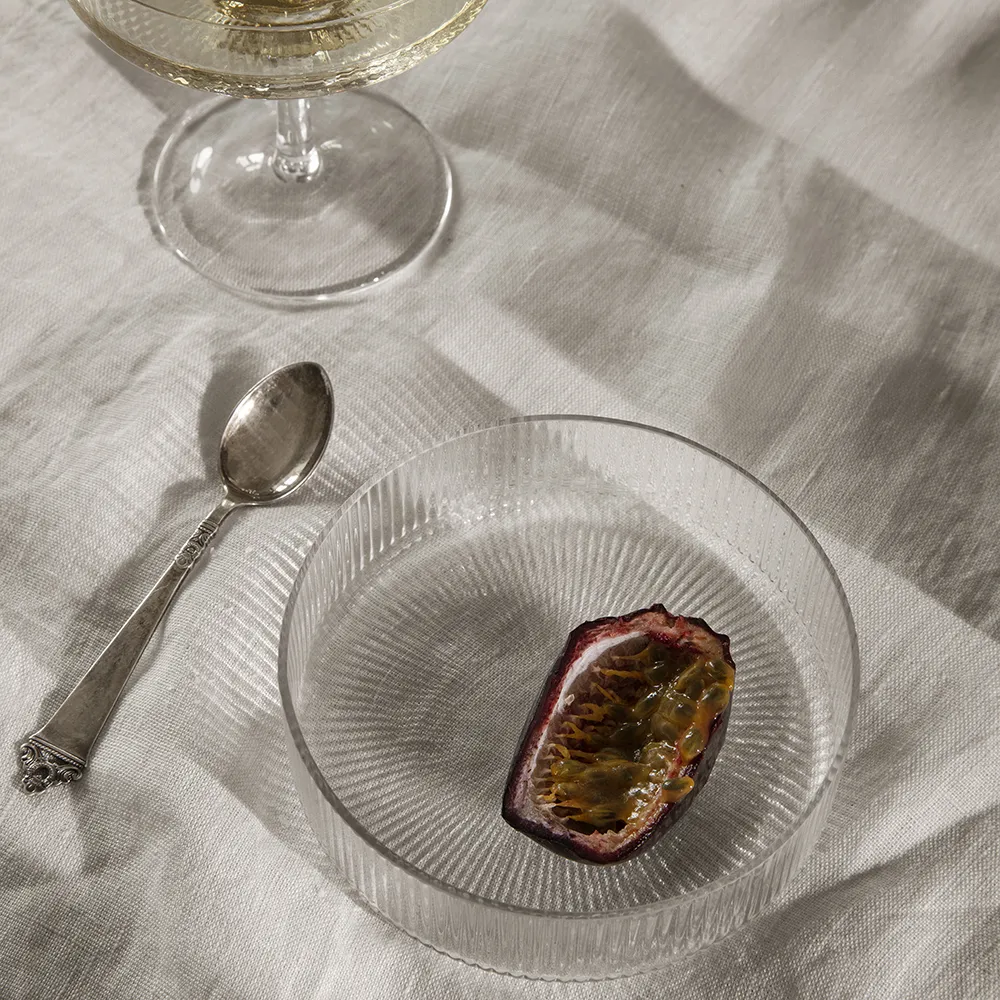 Ripple Serveringsskål 4-pack - Clear