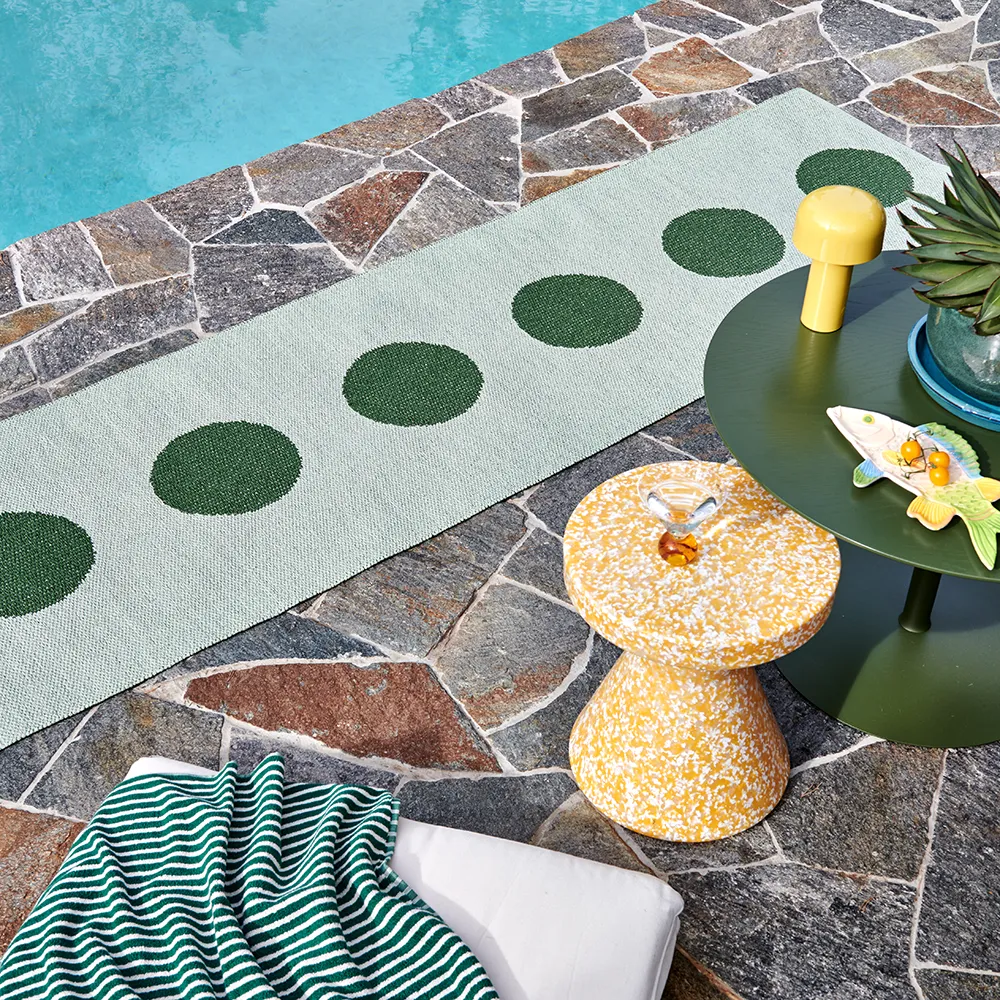 Vera Pop matta Leaf/Misty Mint 70 x 200cm