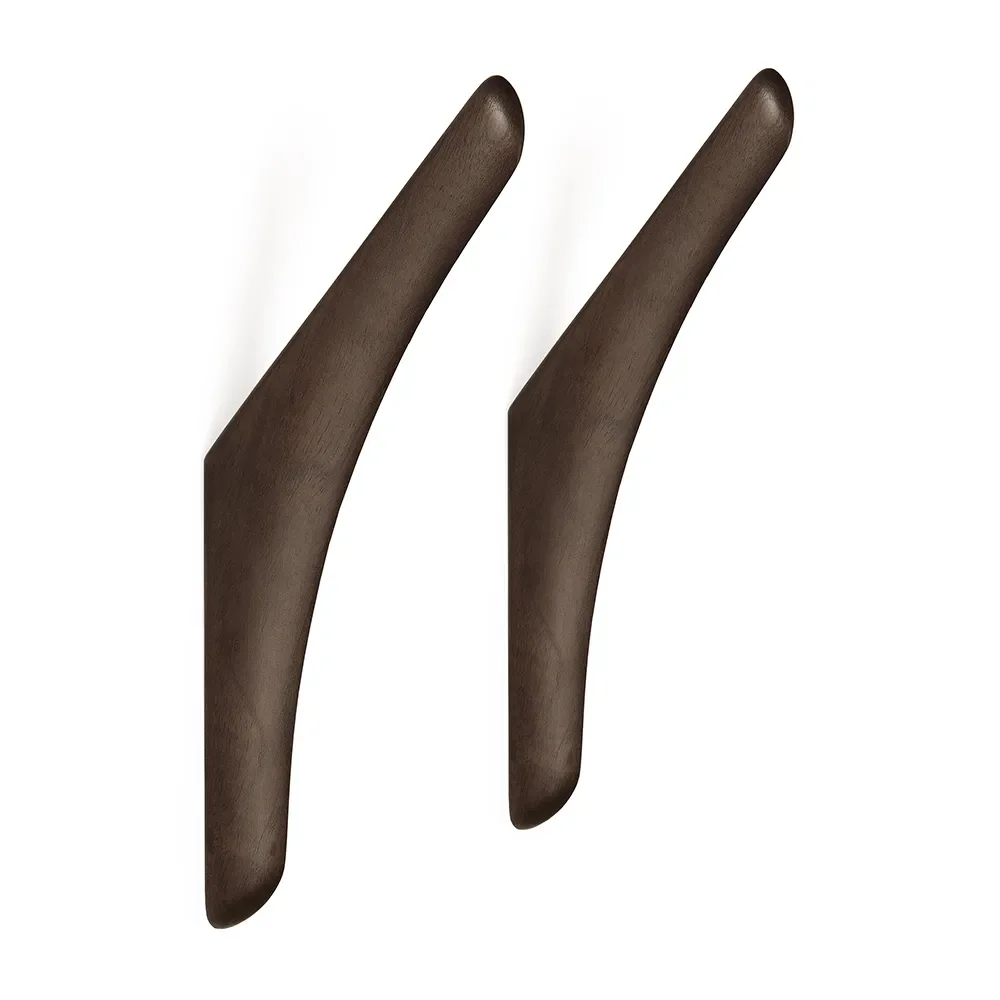 PI hängare vägg lackad mörkbrun mahogy