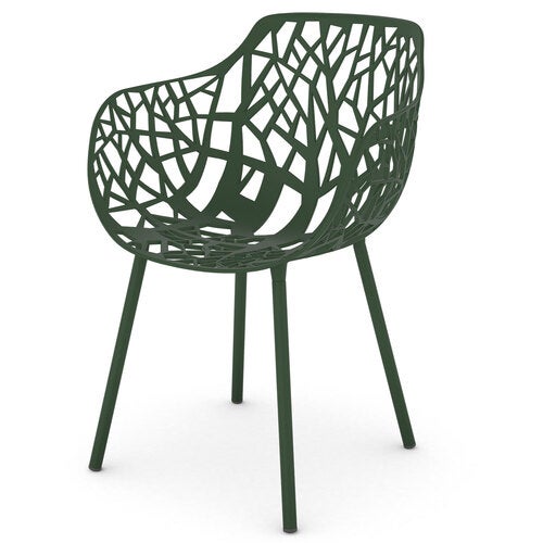 Forest karmstol Dark Green 