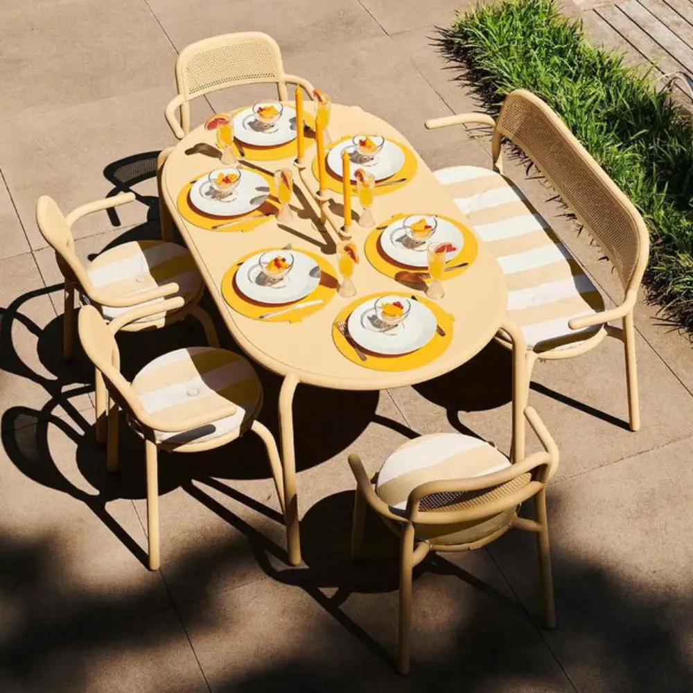  Toní bankski bänkdyna stripe sandy beige