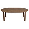 Comfort Circle Matbord med förlängning Dark Oak