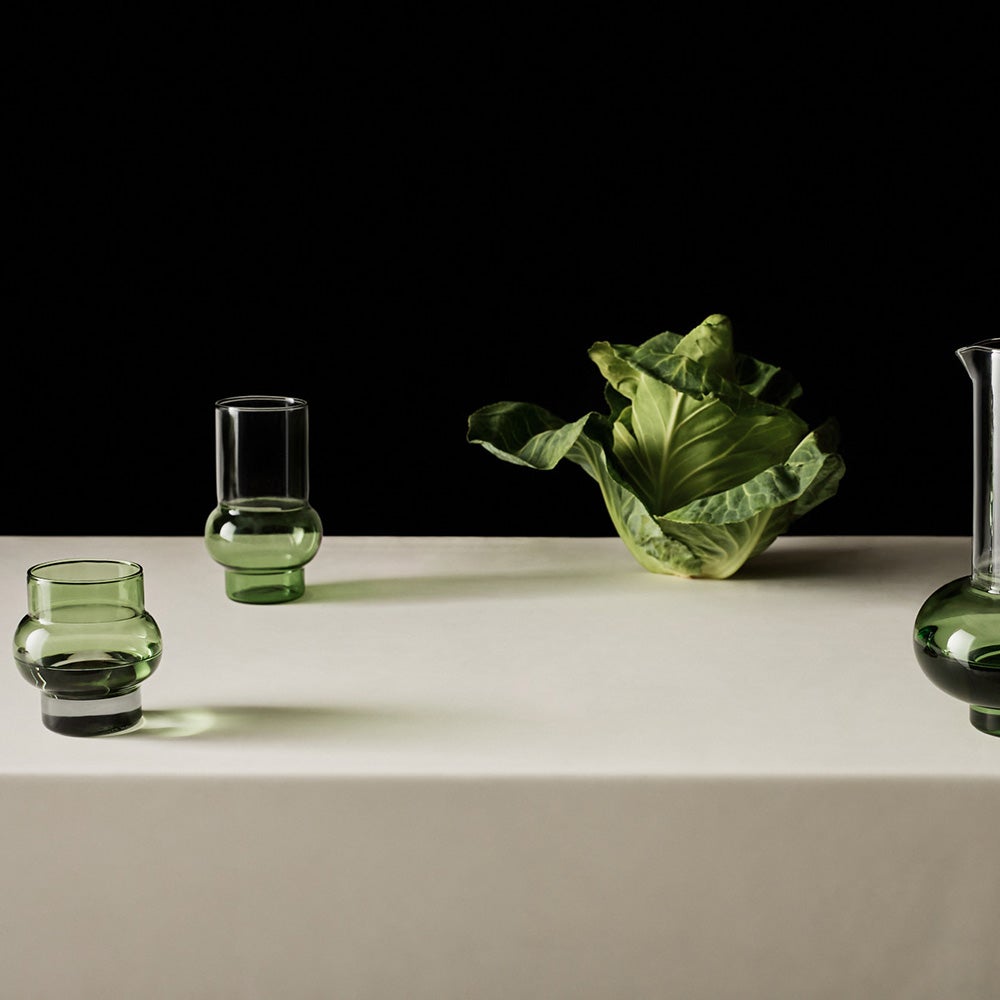 Bump Drickglas Höga Gröna 2-pack