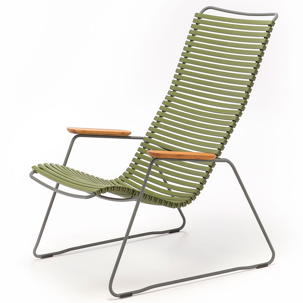 Click loungestol olivgrön 
