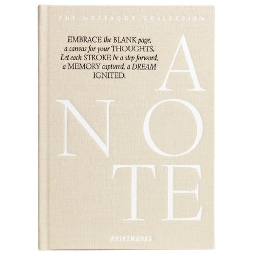 Anteckningsbok - Just a Note Beige