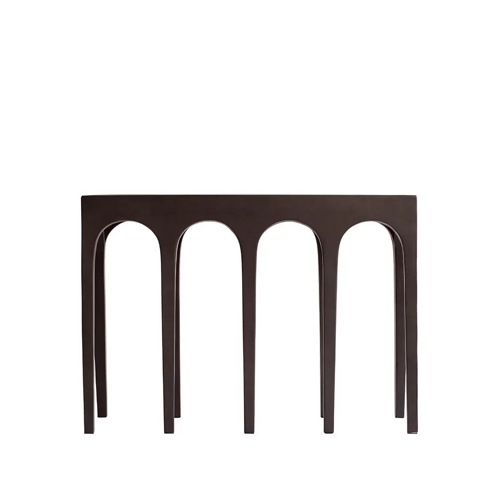 Bow Konsolbord stort - Coffee