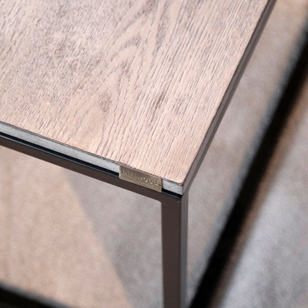 Mason Sidobord Antique Grey Oak