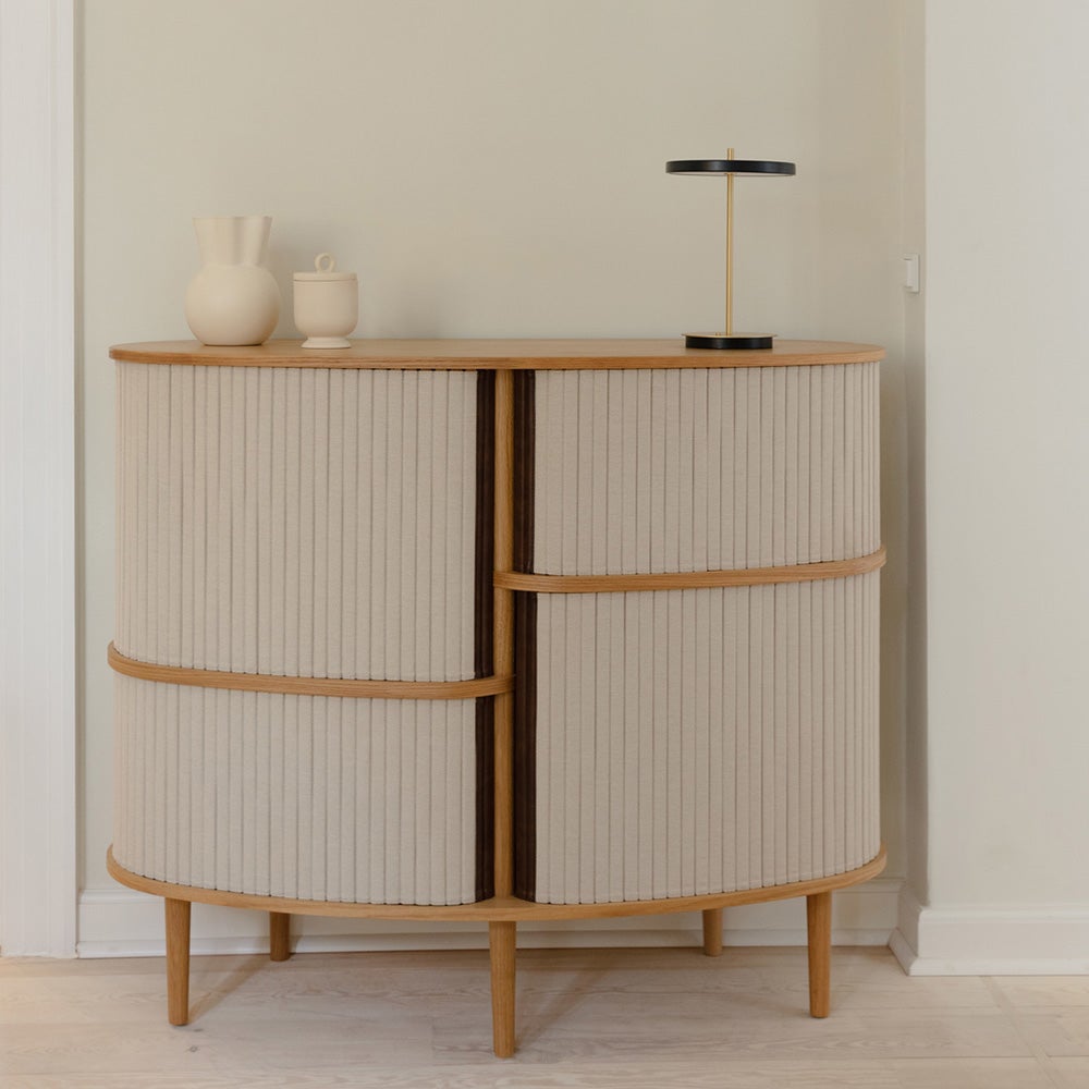 Audacious Highboard Skåp Ek/White Sands