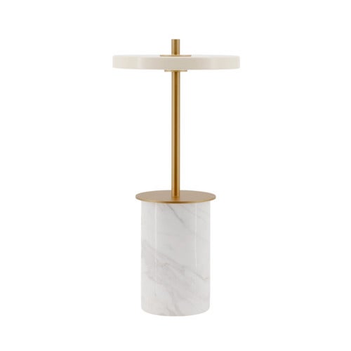 Asteria Move Mini Portabel Lampa White Marble