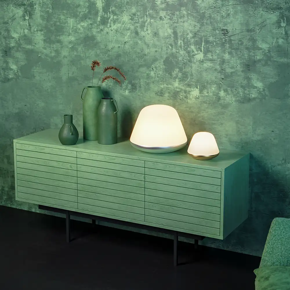 Bloom Large bordslampa D380 mässing E27