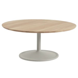 Soft soffbord 95 cm Solid Oak Grey