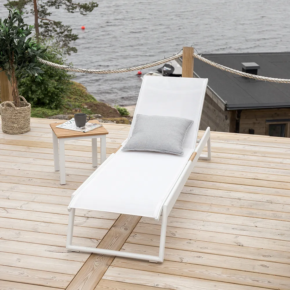 Mexico Solsäng Vit 2-pack