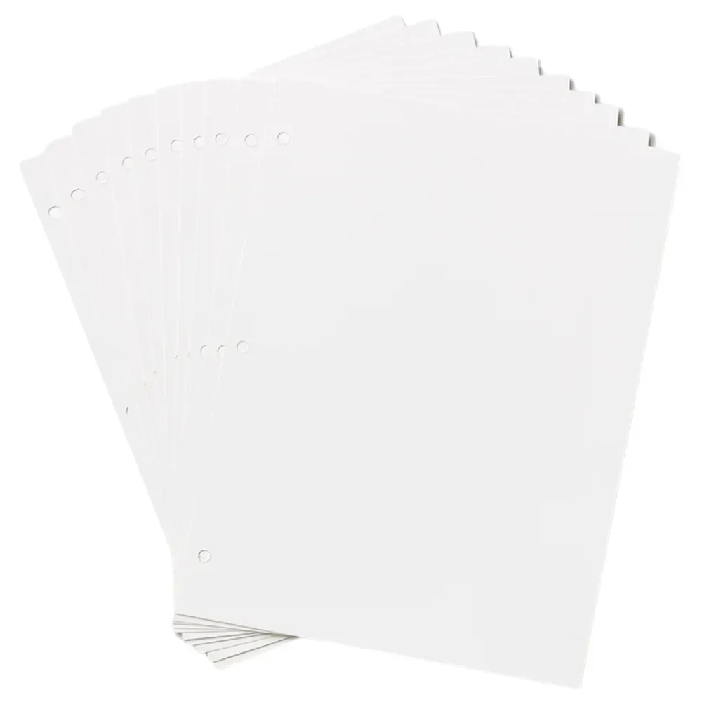 Albumblad 28x21 cm 10-pack White