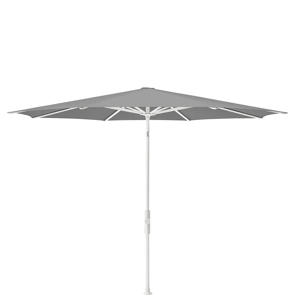 Glatz Twist 330 cm parasoll matt white Kat.5 509 Slate