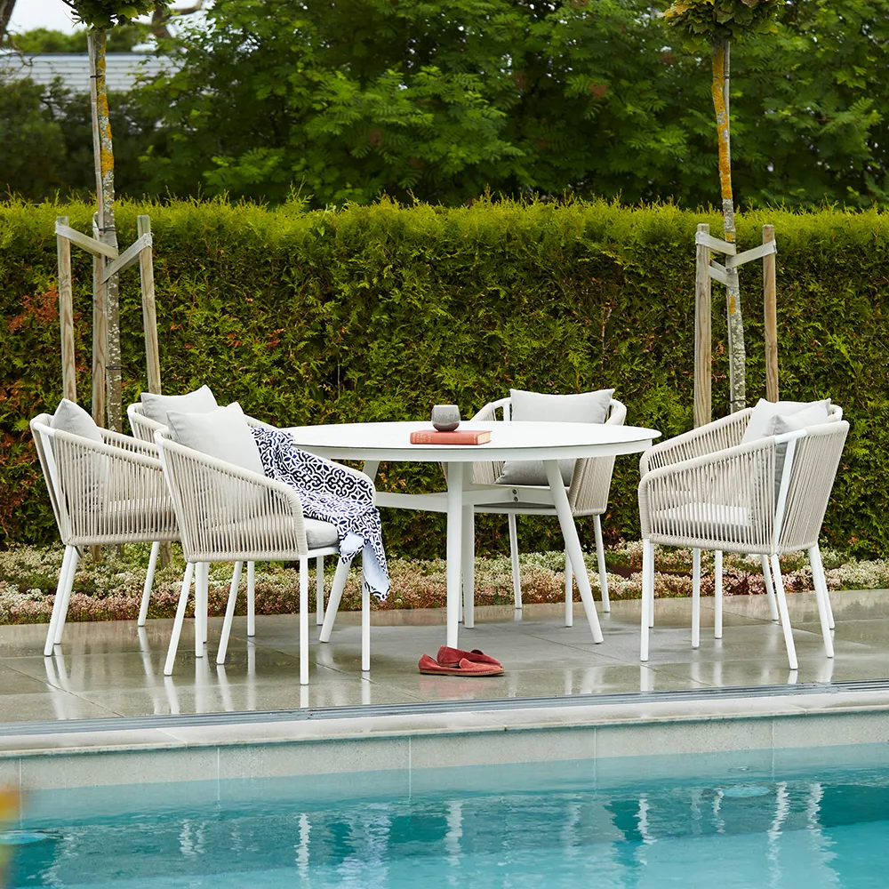 Oxhult Matbord Ø145 cm Vit 