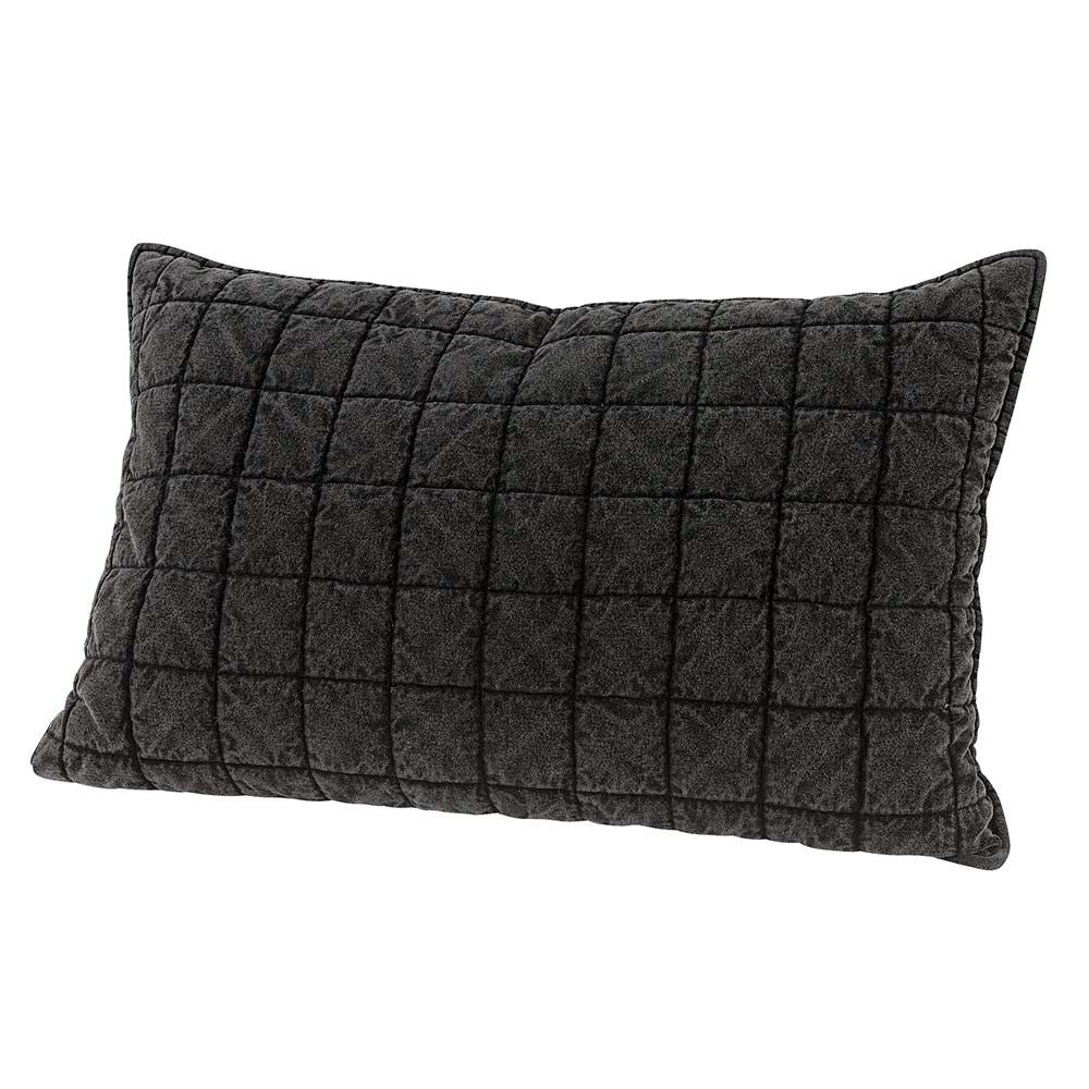 Kuddfodral Posh Washed Black 50X90 Cm