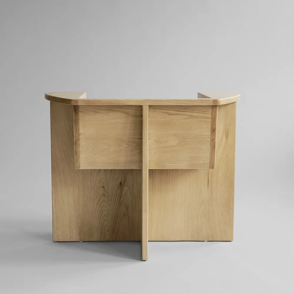 Brutus Loungefåtölj- Natural Oak