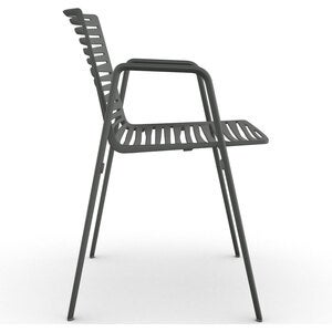 Zebra karmstol Metallic Grey