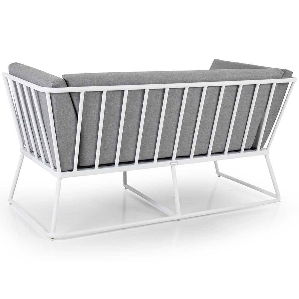 Vence 2-sits soffa vit/grå