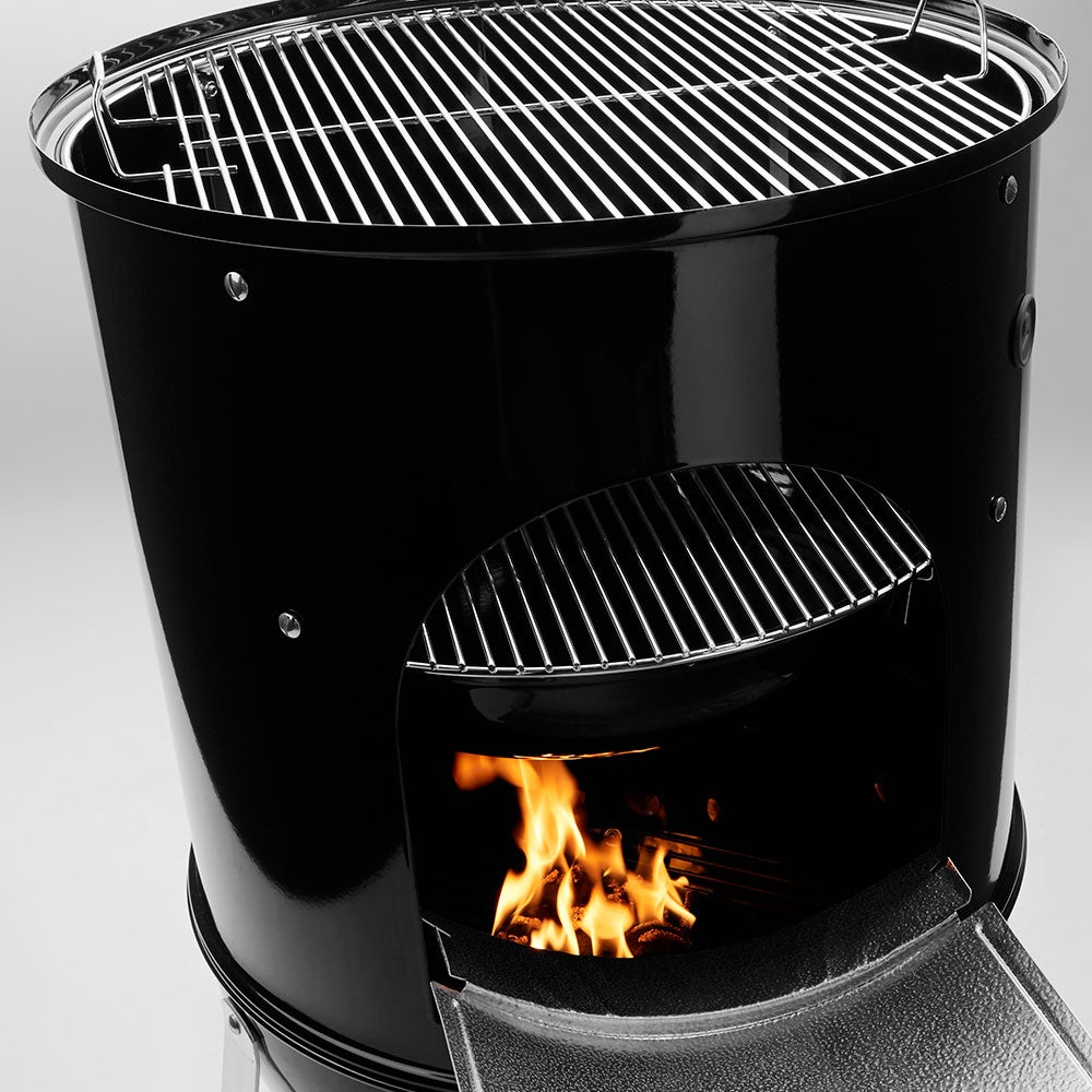 Smokey mountain cooker 57 cm svart gjutjärn 