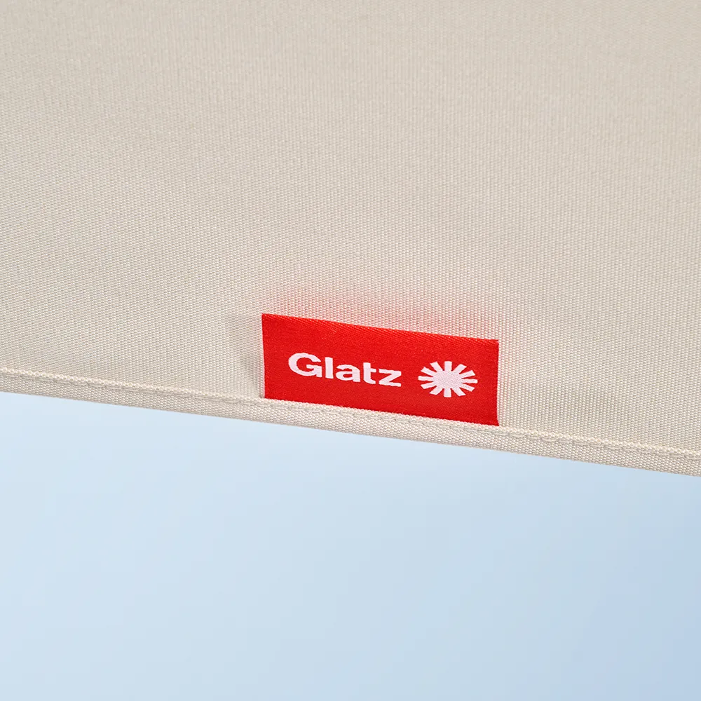 Smart parasoll 200x200 cm matt white Kat.5 570 Steel Stripe