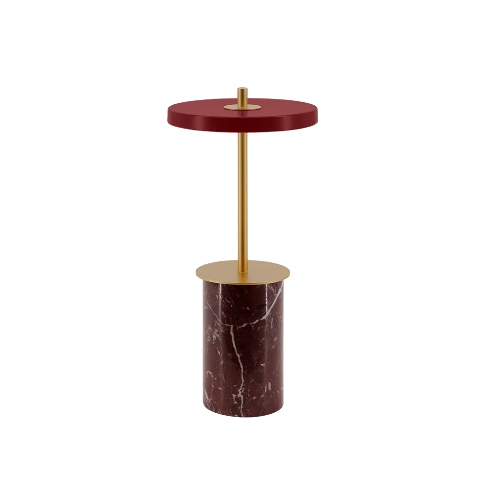 Asteria Move Mini Portabel Lampa Red Marble