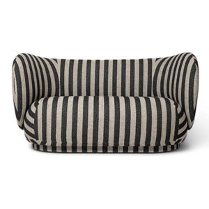 Rico 2-sits soffa Louisiana - Sand/Black