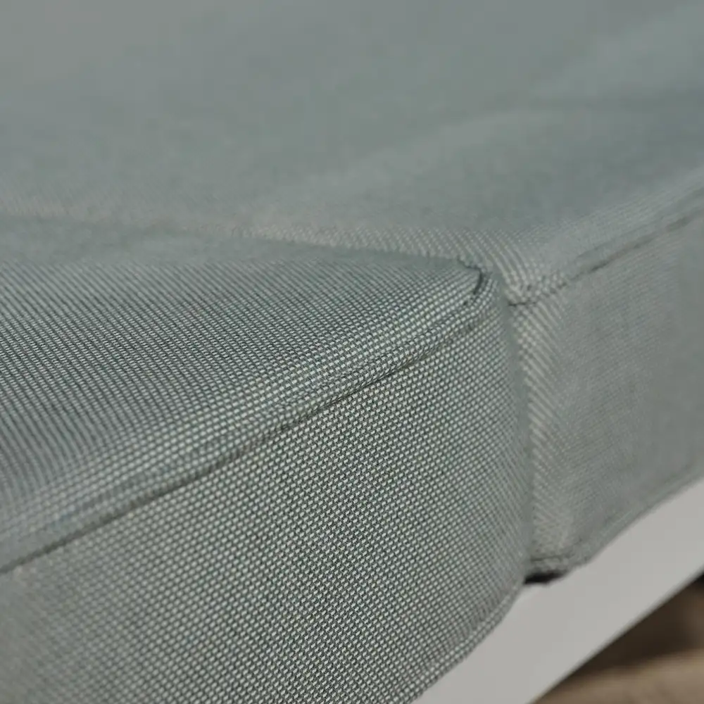 Weldon fotpall vit/tea 