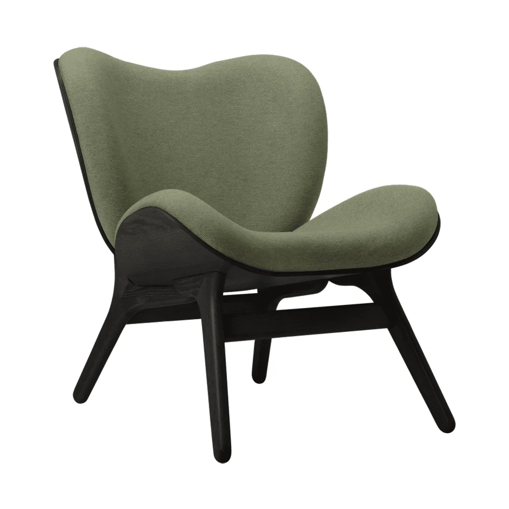 A Conversation Piece Loungestol Black Oak/Morning Meadows