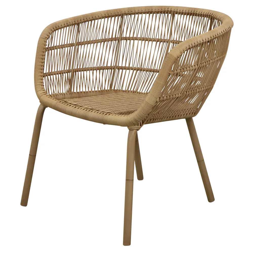 Stay stol m/4 ben, stapelbar Natural, Weave