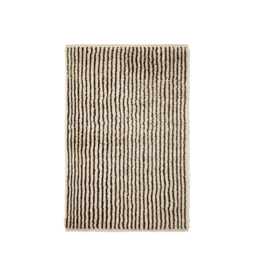 Kami Knotted Rug - 120 x 180 - Off-white/Coffee