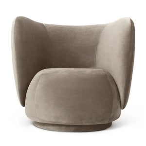 Rico Lounge Fåtölj Rich Velvet - Beige