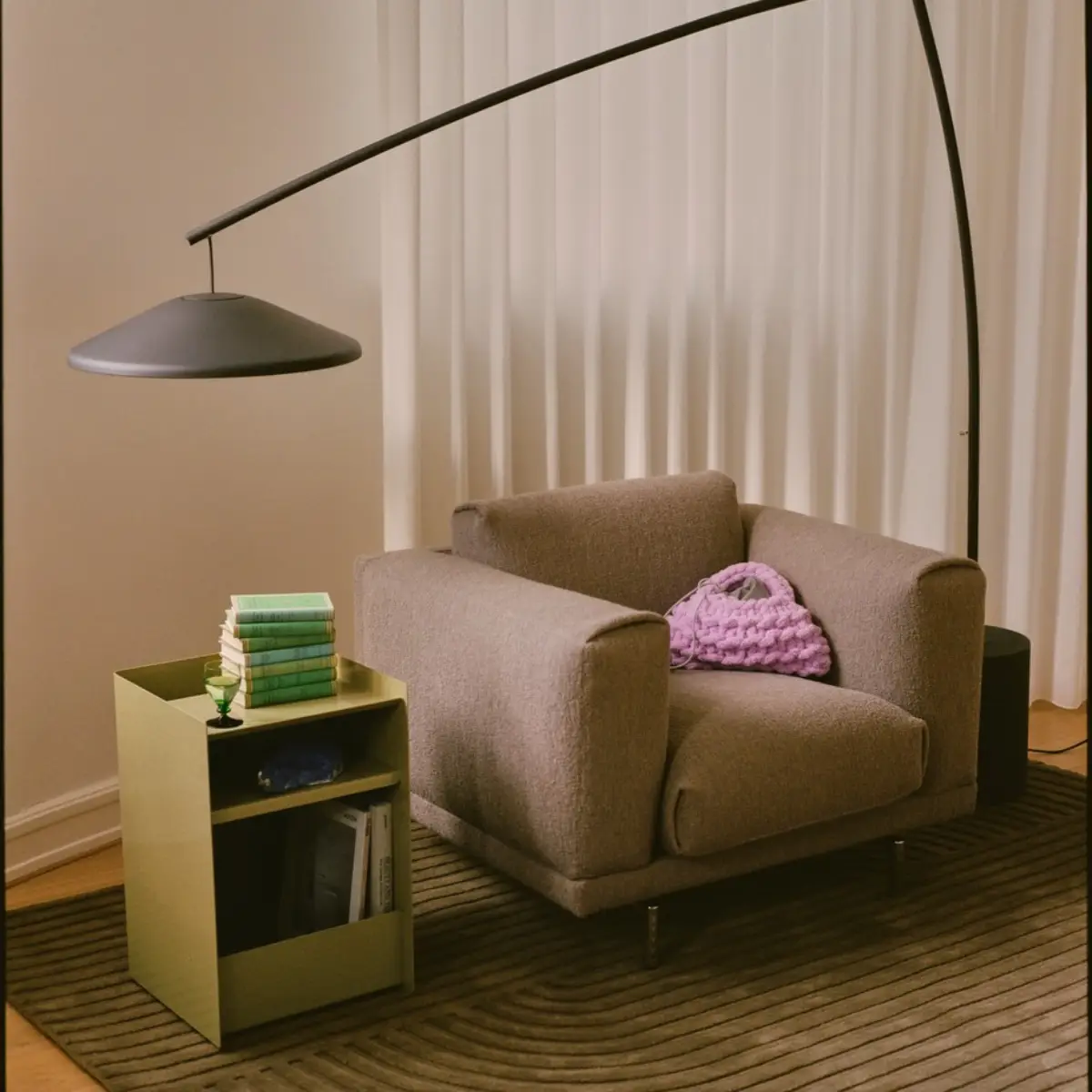 Relevo Matta Quattro - 170 x 240 cm - Taupe 