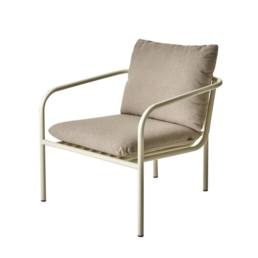 Bendt Fåtölj Teddy Beige/Pearl White