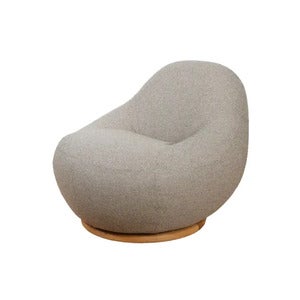 Gem loungefåtölj m/teak svirvel Light brown, Rise