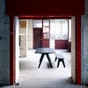 Slab matbord 200 cm svart