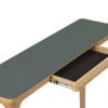 Heart'n'Soul Avlastningsbord 110x30x82 Ek/Mossgrön
