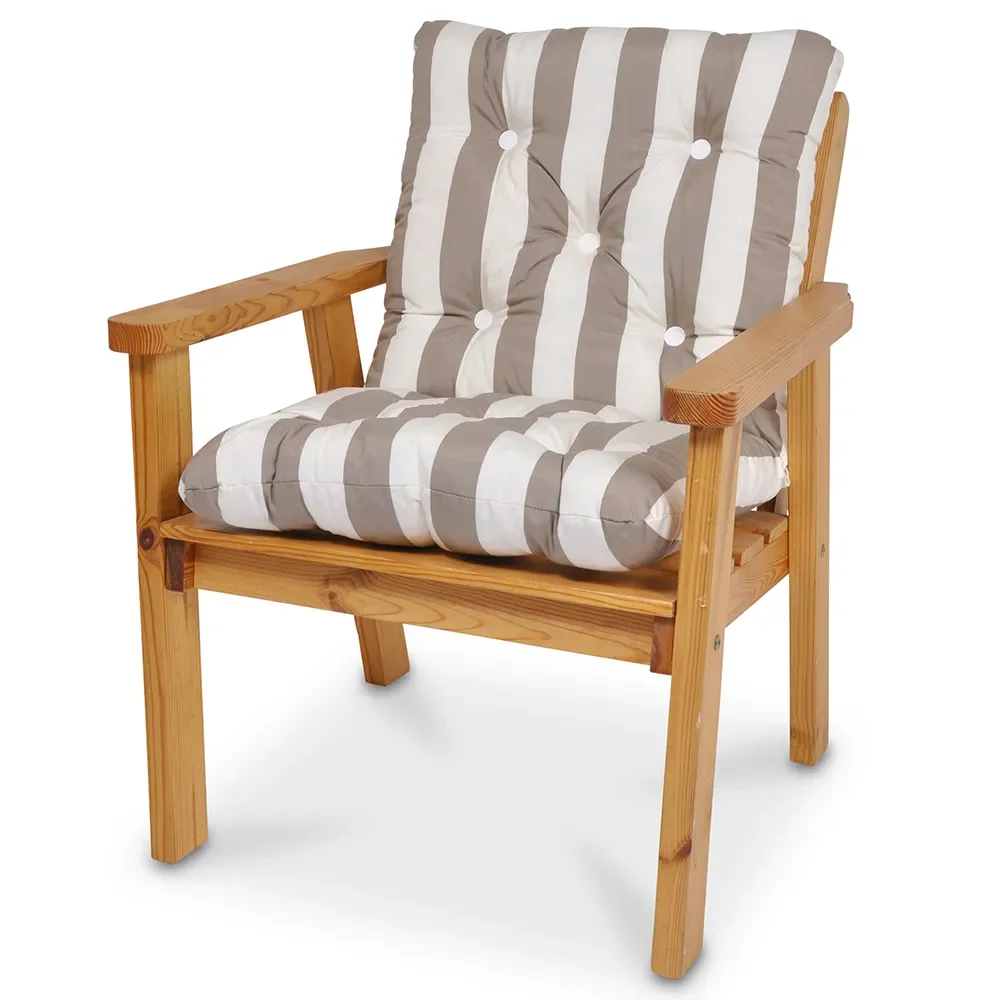 Minivik Flockdyna Taupe randig