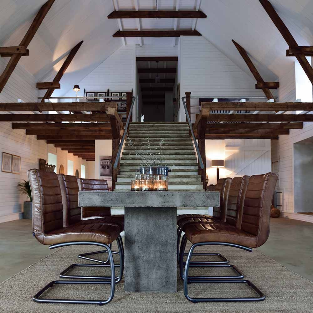 Campos Matbord 60X60 Betong