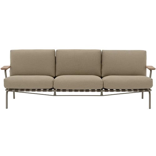 Settle 3-sits soffa Ribbed Weave 5/Taupe 