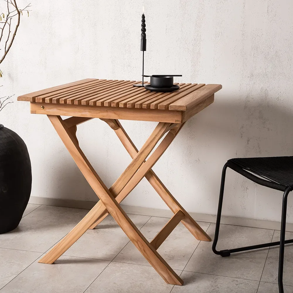 Ghana Cafébord 70x70 cm Teak