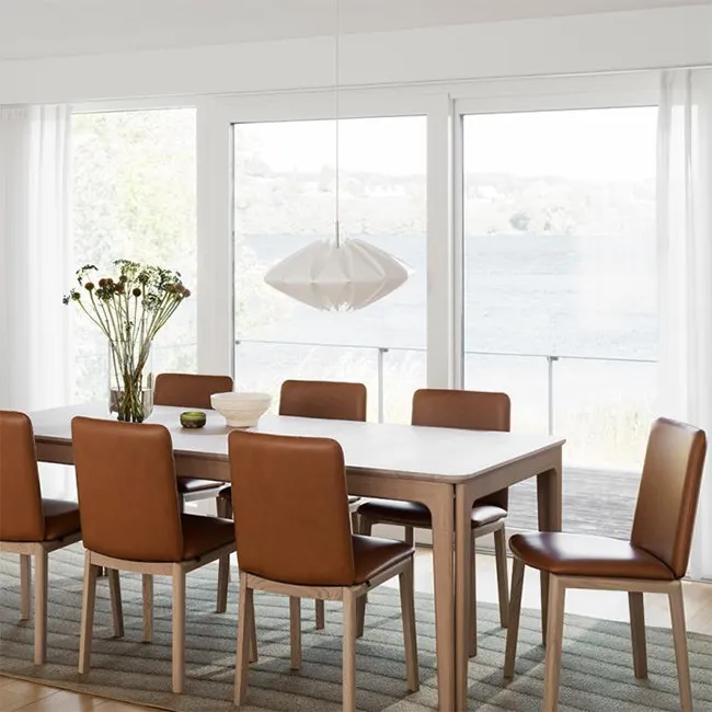 SM47 matstol med läder